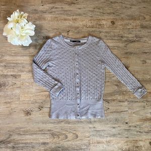 Grey Button Up Sweater